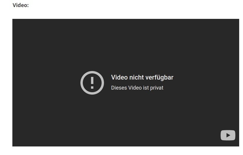 Video nicht verfügbar 