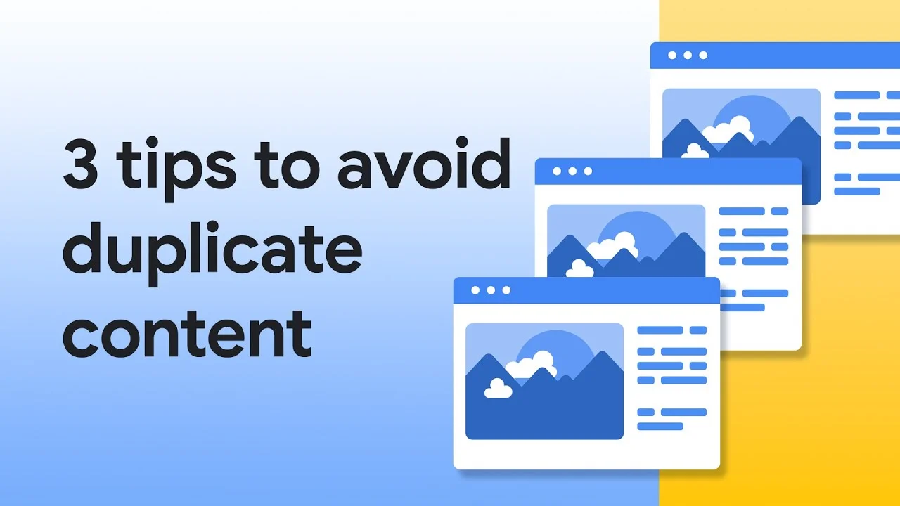 How to avoid duplicate content: Martin Splitt, Google Search Central