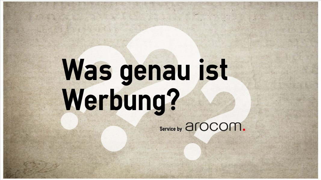 Werbung Advertising â€“