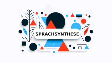 Schriftzug "Sprachsynthese"