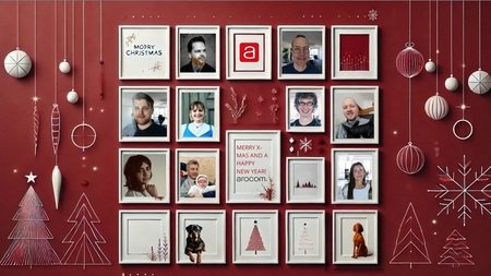 arocom Team Wiehnachtscollage