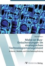 Make-or-Buy-Entscheidungen im strategischen Technologiemanagement