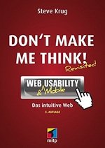 Don't make me think!: Web Usability