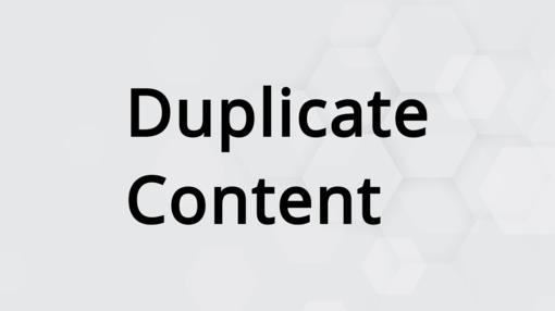 Duplicate Content