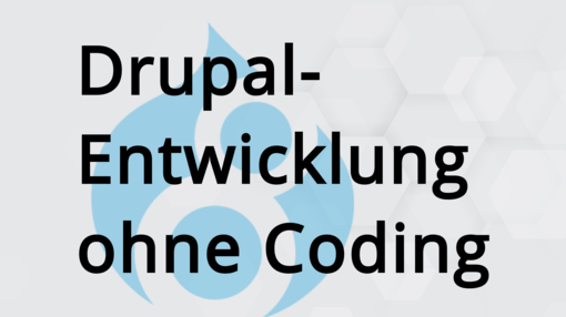Drupal-Entwicklung ohne Coding Drupal-Entwicklung ohne Coding