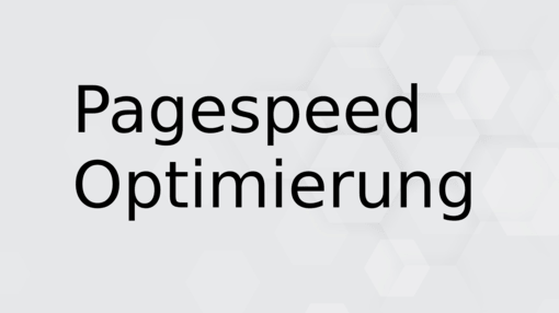 Pagespeed Optimierung