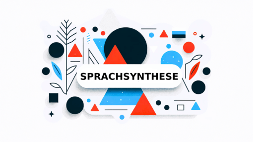 Schriftzug "Sprachsynthese"