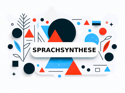 Schriftzug "Sprachsynthese"