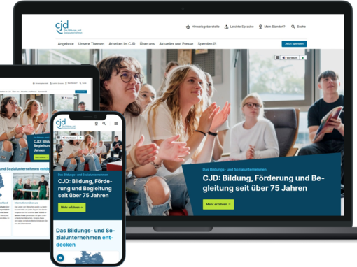 CJD Webseite auf verschiedenen Endger&auml;ten