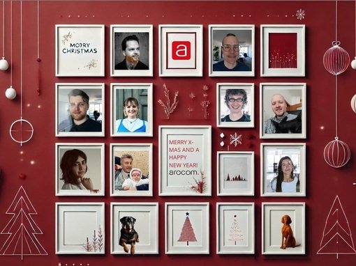 arocom Team Wiehnachtscollage